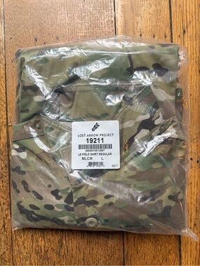 NWT Patagonia Lost Arrow Project L9 Field Shirt MultiCam - Large Regular (L/R)